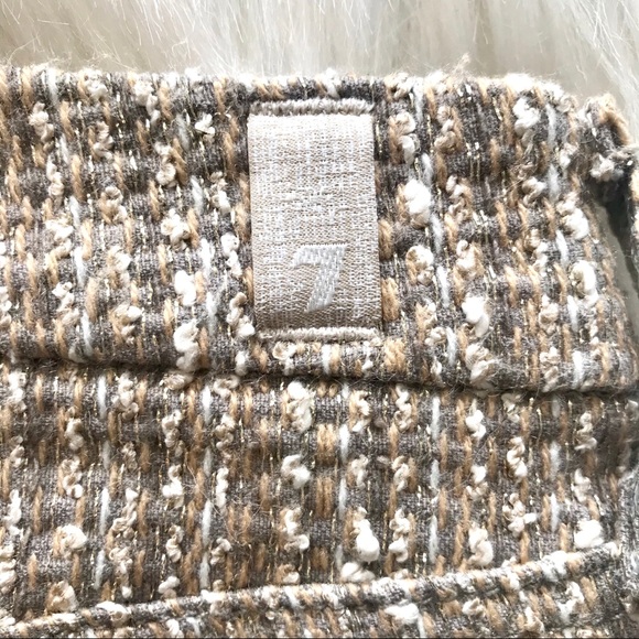 7 For All Man Kind Woven Gold Skinny Pants Sz 27 - Picture 7 of 7